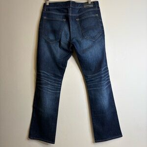 Express‎ Men’s Kingston Classic Fit Straight Fit Dark Wash Blue Jeans Size 32x32